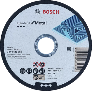 Bosch Professional Trennscheibe 125mm Standard for Metal (2608619768)