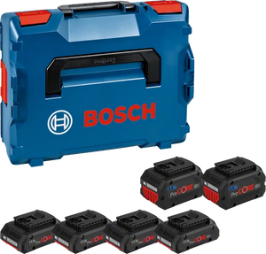 Bosch Professional Akku-Paket 4x PC18V4.0+2x PC18V 8.0 (L) Akku-Set (1600A02A2T)