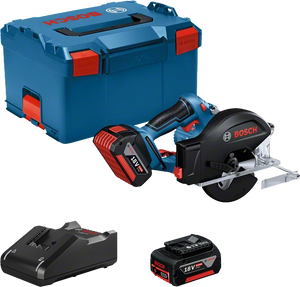 Bosch Professional GKM 18V-50 (L) Akku-Handkreissäge (2xPC5,0Ah) (06016B8002)
