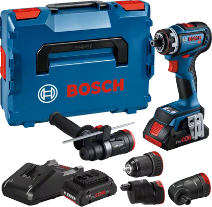 Bosch Professional GSR 18V-90 FC (L) Akku-Bohrschrauber (2xPC4,0Ah; GFA 18-M; L) (06019K6200)