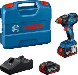 Bosch Professional GDX 18V-200 (CC) Akku-Drehschlagschrauber (2x 4.0 Ah) (06019J2206)