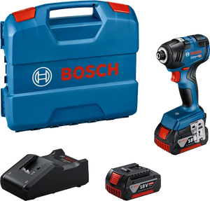 Bosch Professional GDR 18V-200 (CC) Akku-Drehschlagschrauber (2x4.0 Ah+GAL 18V-40) (06019J2107)