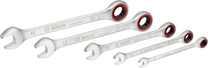Bosch Professional Ringmaulschlüssel-Set mit Ratsche 5tlg. (1600A02Z3D)