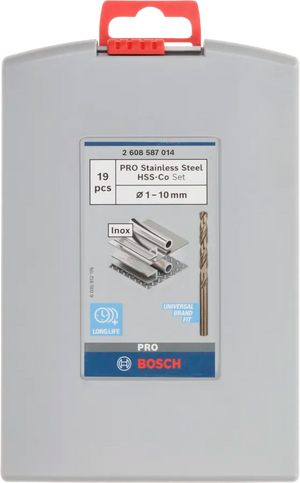 Bosch Professional PRO Stainless Steel HSS-Co Set 19St (2608587014)