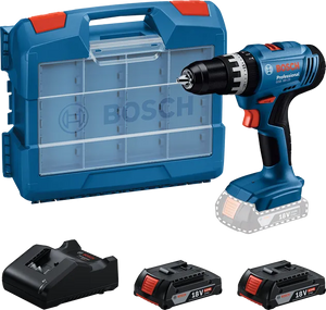 Bosch Professional GSB 18V-25 (CC) Akku-Schlagbohrschrauber (2x2,0 Ah) (06019K9304)