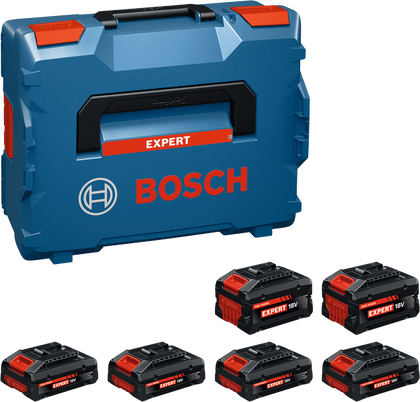 Bosch Professional 4xEXBA18V-40 + 2xEXBA18V-80 (L) (1600A0373G)