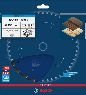 Bosch Professional EXP Holz KSB,254x25.4mm,T40 Kreissägeblatt (2608902241)