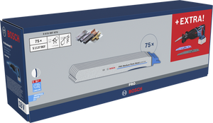 Bosch Professional GSA 18V-28 Säbelsäge & PRO Medium-Thick Metal RSB (75 Stck.) solo (061599767U)