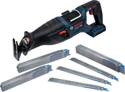 Bosch Professional GSA 18V-28 Säbelsäge & PRO Medium-Thick Metal RSB (75 Stck.) solo (061599767U)