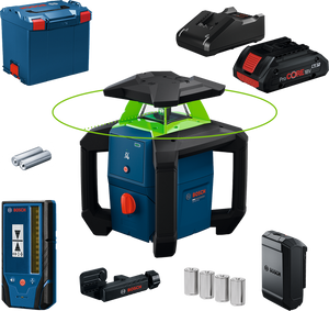 Bosch Professional GRL 18V-3-31G (L) Akku-Rotationslaser + LR 3-2 (1x4,0Ah) (0601061G00)