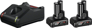 Bosch Professional Akku Starter-Set+ GAL 12V-40(2x6.0 C) CLC (1600A01B20)