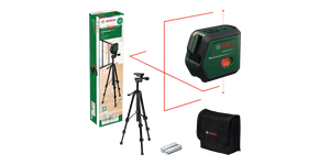 Bosch DIY UniversalLevel2 Kreuzlinienlaser-Set (3xAA; TT120; C) (0603663F01)