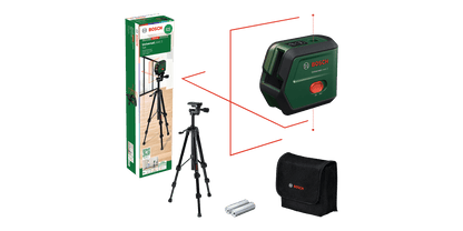 Bosch DIY UniversalLevel2 Kreuzlinienlaser-Set (3xAA; TT120; C) (0603663F01)